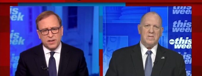 Border Czar Tom Homan on ABC’s “This Week” Calls out Leftist Senator Chris Van Hollen for Trip to El Salvador, Defending an Illegal Alien (VIDEO) | The Gateway Pundit
