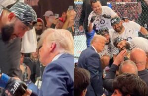 UFC Fighter Dominick Reyes Poses for Photo with President Trump After Knocking Out Opponent at UFC 314 (VIDEO) | The Gateway Pundit