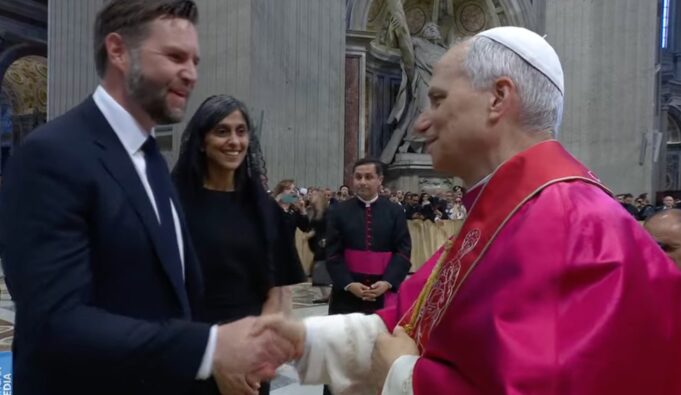WATCH: Vice President and Second Lady Vance Meet Pope Leo XIV in Vatican City | The Gateway Pundit