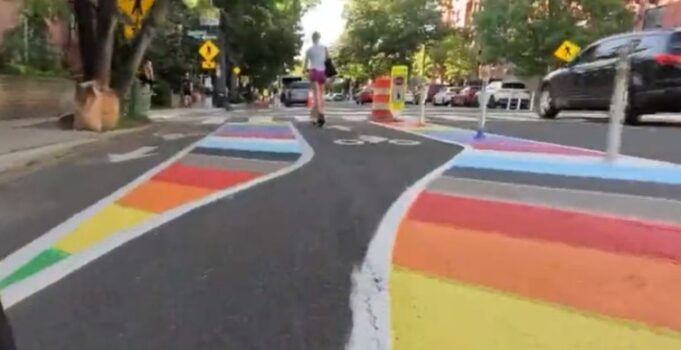 Half Mile ‘Rainbow Road’ Painted in DC for ‘World Pride’ | The Gateway Pundit
