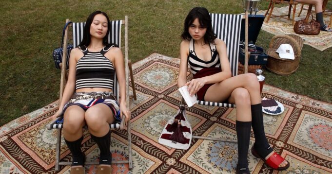 Miu Miu’s Upcycled Collection Reinvents Vintage Looks