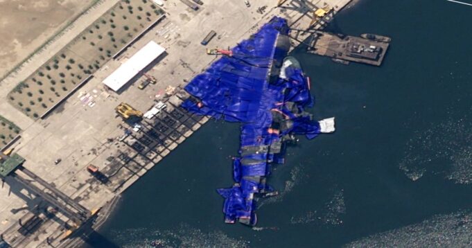 North Korea Tries to Cover National Humiliation with Blue Tarps, Fails Miserably | The Gateway Pundit