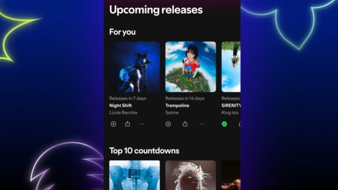 Spotify is finally telling me about upcoming bangers I want to hear