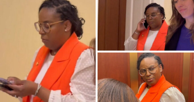 WATCH: LaMonica McIver Wearing Prison Orange Suit Repeatedly Refuses to Answer Questions About Assaulting Agents at ICE Facility as Criminal Investigation Looms | The Gateway Pundit