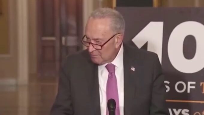 Hilarious! Reporter Ends Schumer’s Entire Career After He Attacks Trump on Bogus 100-Day Poll Numbers (VIDEO) | The Gateway Pundit