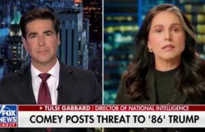 ODNI Tulsi Gabbard Calls For James Comey to be Put Behind Bars Over Trump Assassination Post (VIDEO) | The Gateway Pundit