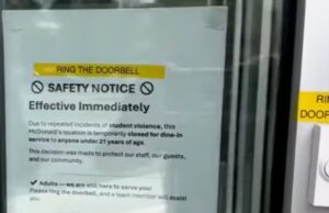 Adults Must Ring Doorbell for Entry After D.C. Area McDonald’s Bans Under 21-year-Olds From Indoor Dining for “Repeated Incidents of Student Violence” (Video) | The Gateway Pundit
