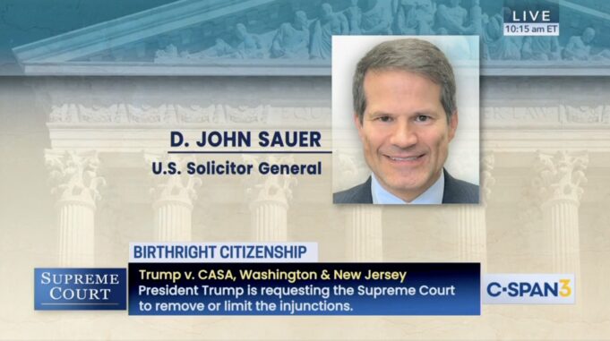 Solicitor General John Sauer Slams “Judicial Insurrection” — Blasts Courts for Issuing 40 Nationwide Injunctions Against Trump, Calls Them an Abuse of Power | The Gateway Pundit