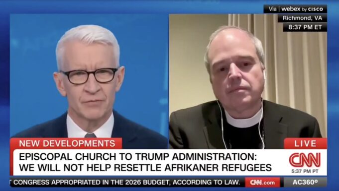 White House Slams Episcopal Church for Racist Double Standard After Refusing to Resettle White South African Refugees | The Gateway Pundit