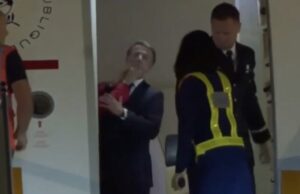 Macron’s Office Downplays Awkward Plane Moment as First Lady Appears to Slap President on the Face | The Gateway Pundit