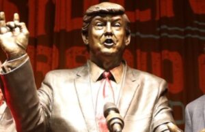 Trump Statue Unveiled in South Dakota, Leftists Protest Artwork | The Gateway Pundit