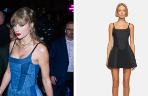 Taylor Swift Wears This EB Denim Dress on Repeat