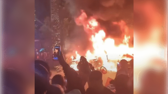 PARIS IS BURNING: Mass Chaos as Migrants Riot in the Streets Following Football Match | The Gateway Pundit