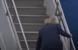 Trump Is In Such Severe Decline That He Almost Fell Boarding Air Force One
