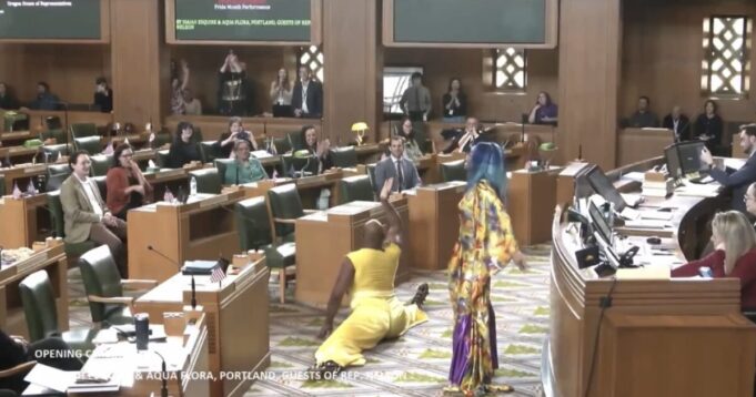 WTH: Oregon House of Representatives Hold Drag Show on House Floor After Passing Resolution to “Recognize and Honor Oregon’s Rich History of Black Drag” (VIDEO) | The Gateway Pundit