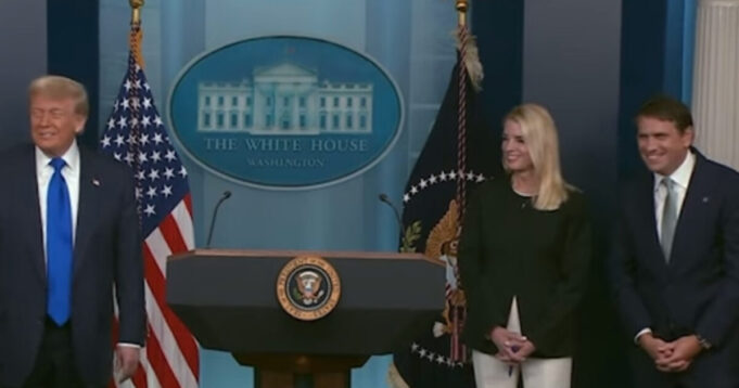 HILARIOUS! Cameraman Shouts “Trump 2028” as Trump Asked About Zero Border Crossings in May During Press Briefing – President Trump: “Who is that Guy? I Like Him” (VIDEO) | The Gateway Pundit