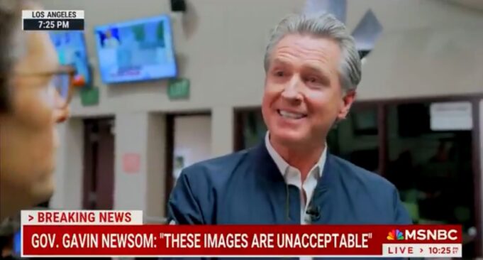 “Arrest Me, Let’s Go!” A Panicked Governor Newsom Taunts Border Czar Tom Homan Amid Anti-ICE Riots (VIDEO) | The Gateway Pundit