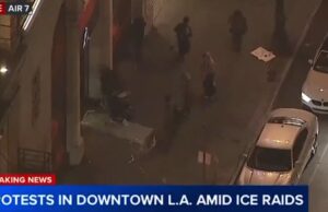 Anti-ICE Rioters Smash Windows of LAPD Headquarters, Loot Businesses, Set Fires (LIVE VIDEO) | The Gateway Pundit