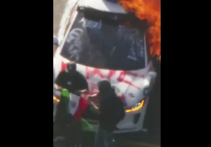 Los Angeles Rioters Set Fire to Waymo Self-Driving Vehicles | The Gateway Pundit