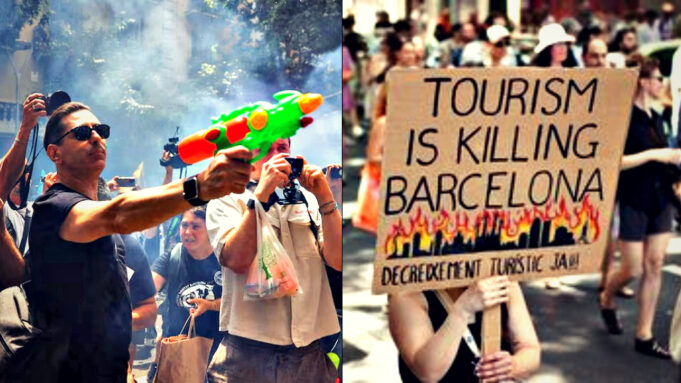 VISITORS NOT WELCOME: Thousands of Citizens Take to the Streets With Signs and Water Pistols in Day of Protest Led by ‘Southern Europe Against Overtourism’ Coalition | The Gateway Pundit