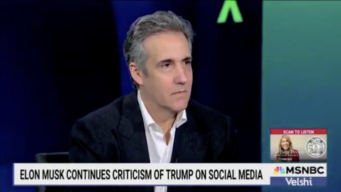 Even Trump-Hater Michael Cohen Calls Elon Musk’s Epstein Allegations Against Trump “Complete Nonsense” | The Gateway Pundit