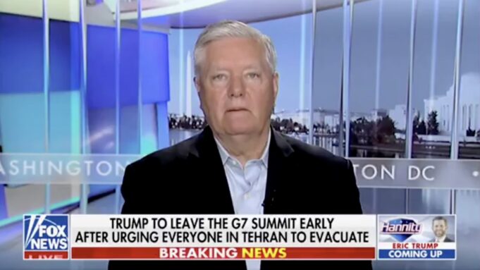 War-Pig Lindsey Graham Itching for Another Endless War with Iran — Tells Trump to Go “All‑In” and Join with Israel (VIDEO) | The Gateway Pundit