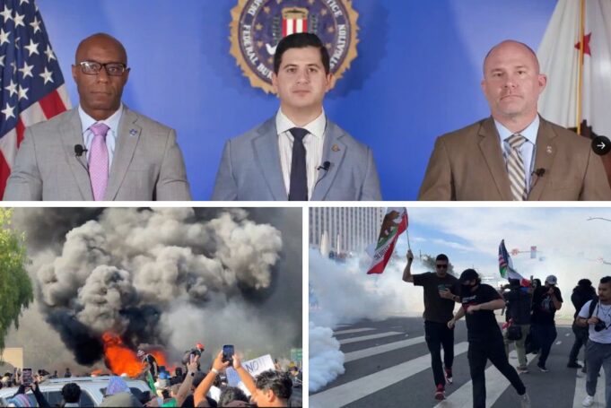 BREAKING NEWS: The FBI and IRS have joined forces to find and hold accountable those financing the Los Angeles riots.