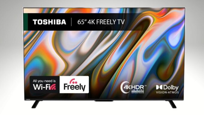 There’s a 65-inch Toshiba 4K Smart TV for under £320 today