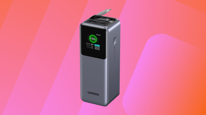 Save 25% on UGREEN’s huge 20000mAh 165w Nexode retractable cable power bank
