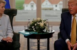 Trump’s Decline Exposed With Deranged Babble While Meeting With EU President