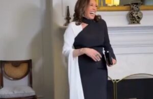 Cackling Mess Kamala Harris Crops Joe and Jill Biden Out of Her July 4th Post on X | The Gateway Pundit