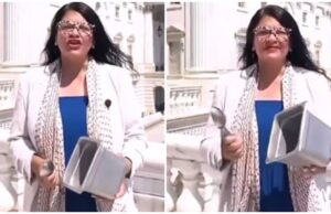 Social Media Users Light Up Anti-Semitic Rep. Rashida Tlaib With Hilarious Replies After Seeing Her Bizarre Stunt Outside the U.S. Capitol (VIDEO) | The Gateway Pundit