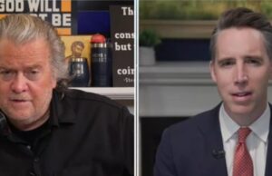 War Room’s Steve Bannon and Senator Josh Hawley Discuss Lawmakers’ Attempt to Put AI Moratorium in Defense Bill (VIDEO) | The Gateway Pundit