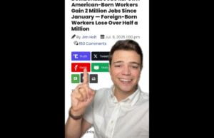 Victor Reacts: This Is What Jobs Reports Should Look Like — Americans First! (VIDEO) | The Gateway Pundit