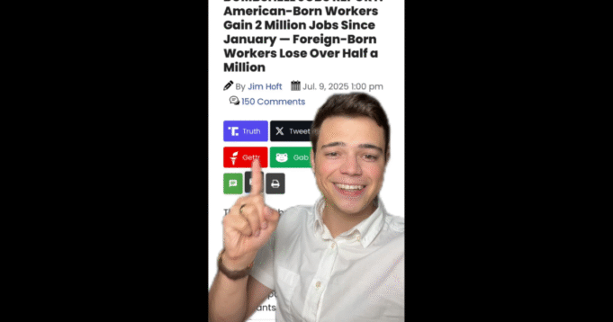 Victor Reacts: This Is What Jobs Reports Should Look Like — Americans First! (VIDEO) | The Gateway Pundit