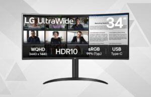This fantastic curved LG ultrawide monitor now has 30% off