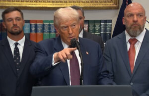 WATCH: Trump Tells Reporter “I was Fighting Lunatics Like You” When Asked why he Didn’t Impose Tariffs During First Term – “We Took in Hundreds of Billions of Dollars, but You People Didn’t Cover it Very Well” | The Gateway Pundit
