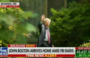 A Shaken Up Bolton Returns Home After FBI Busts Down His Door in Early Morning Raid (VIDEO) | The Gateway Pundit