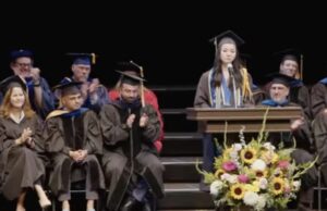 UCLA Immigrant Student Shouts “F* ICE, and F*** the Trump Administration” During Graduation Speech — Professors Applaud in Approval as Audience Cheers (VIDEO) | The Gateway Pundit