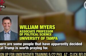 Leaked Audio: University of Tampa Professor Caught on Tape Slamming Americans Who Pray For Trump… “Get the F*ck Out of Here, People!” | The Gateway Pundit
