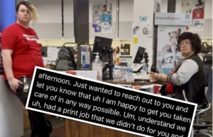 UPDATE: Office Depot Corporate Responds and Gen Manager Leaves Voicemail For Teen Organizer of Charlie Kirk Prayer Vigil After Employees Refused To Print “Propaganda” Posters For Them: “Uh, Understand we had um, a print job…” | The Gateway Pundit