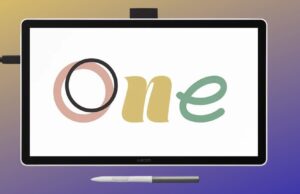 The Wacom One is a big graphics tablet for a reasonable price