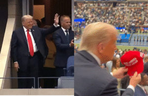 WATCH: Trump Signs Hats, Interacts with Supporters at US Open Finals – Later Tells Reporters Liberal Fans Turned Out to be “Great” | The Gateway Pundit