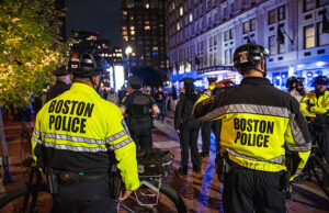 Boston Police Officers Hospitalized With Broken Bones After Being Attacked by Hamas Supporters During Students for Justice in Palestine March to Celebrate October 7 Attack on Israel | The Gateway Pundit