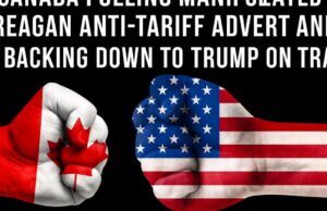Canada Pulling Manipulated Reagan Anti-Tariff Advert and Backing Down to Trump on Trade | The Gateway Pundit