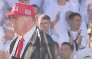 Trump Shows His Mind Is Completely Gone While Speaking At Naval Station