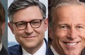 White House Admits Mike Johnson And John Thune Are Trump Puppets