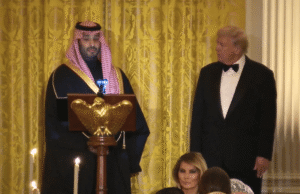 Saudi crown prince jokes about White House prediction bets