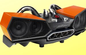 This £35K sound system is built from a real Lamborghini exhaust