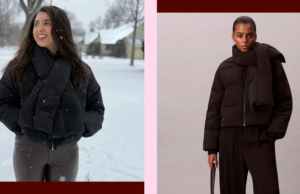 Calvin Klein Short Puffer Jacket With Scarf Review